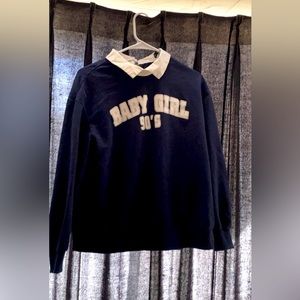 Women’s collared sweatshirt